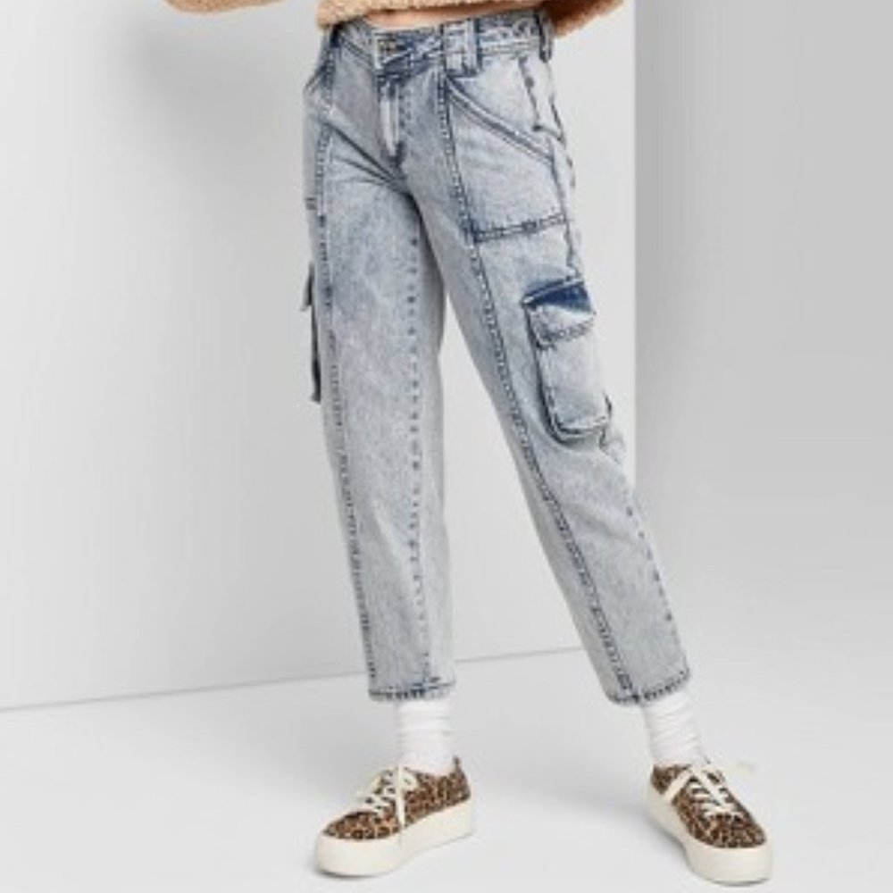 NWOT Acid-Wash Jeans